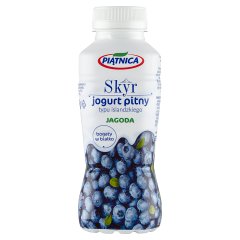 Piątnica Skyr jogurt pitny typu islandzkiego jagoda 330 ml