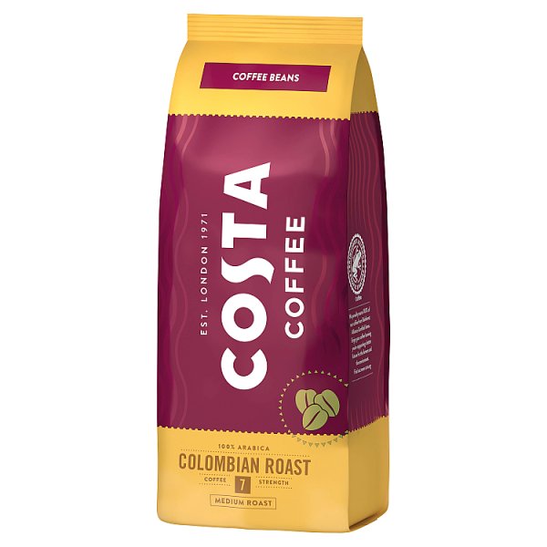 COSTA COFFEE Colombian Roast Medium Roast Kawa palona ziarnista 500 g