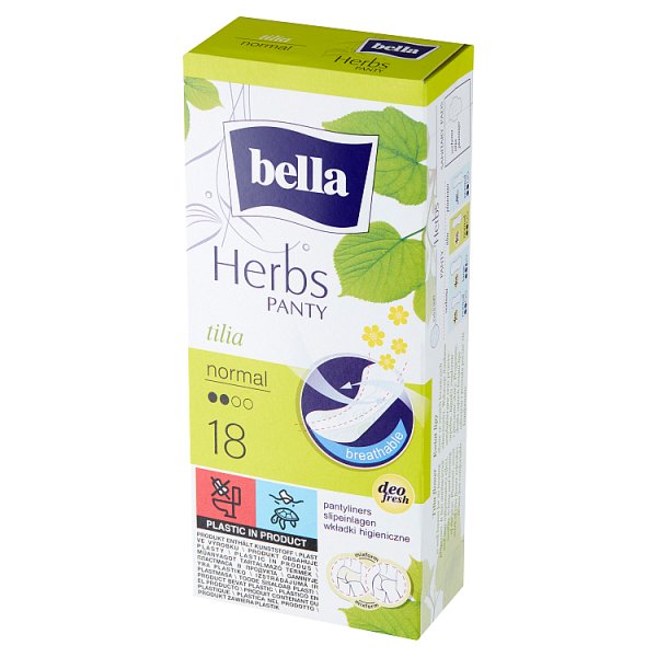 Bella Herbs Panty Tilia Normal Wkładki higieniczne 18 sztuk
