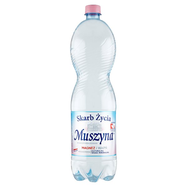 Muszyna Skarb Życia Naturalna woda mineralna wysokozmineralizowana niegazowana 1,5 l