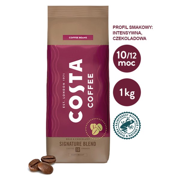 COSTA COFFEE Signature Blend Dark Roast Kawa ziarnista palona 1 kg