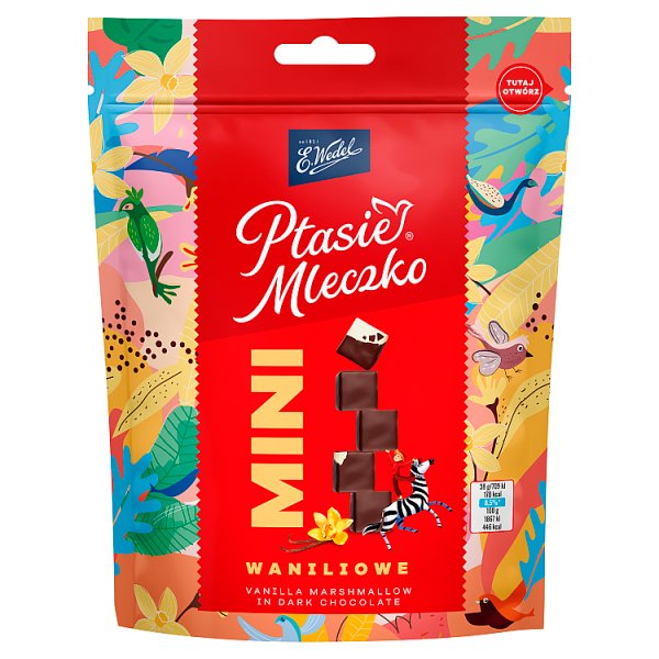 E. Wedel Ptasie Mleczko mini waniliowe 115 g