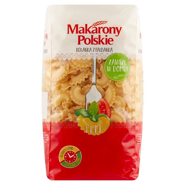 Makarony Polskie Makaron kolanka z falbanką 400 g