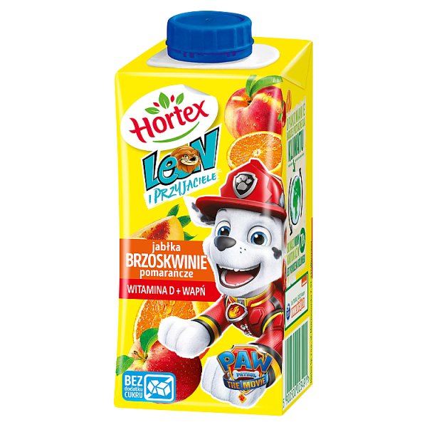 Hortex Leon i Przyjaciele Napój wieloowocowy jabłka brzoskwinie pomarańcze 200 ml