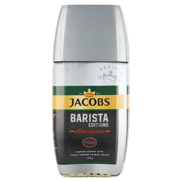 Jacobs Barista Edition Americano Kompozycja kawy rozpuszczalnej i zmielonych ziaren kawy 155 g