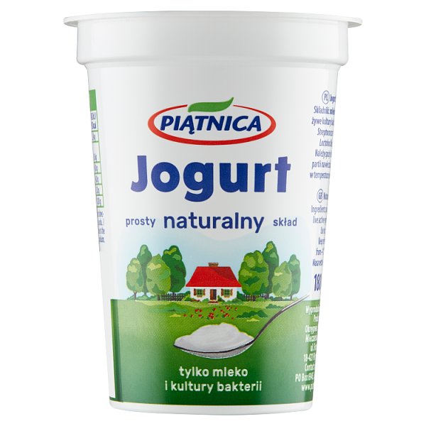 Piątnica Jogurt naturalny 180 g