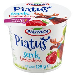 Piątnica Piątuś Serek truskawkowy 125 g