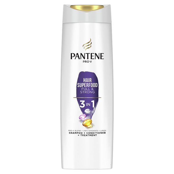 Pantene Pro-V Superfood 3 w 1 Szampon + odżywka + kuracja, 360 ml