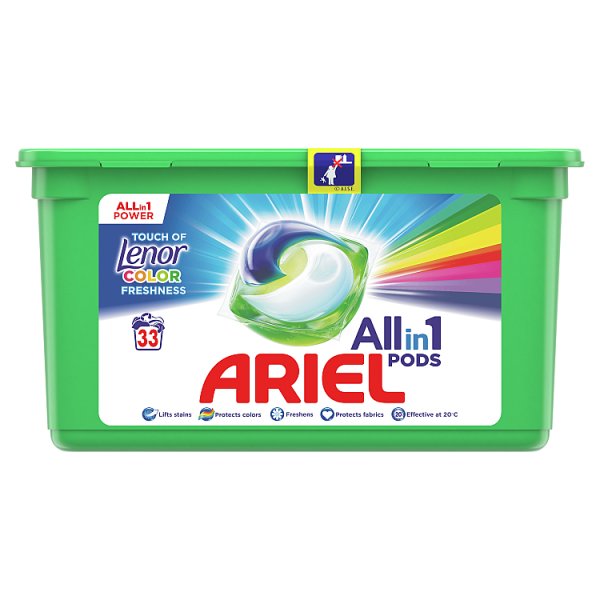 Ariel Allin1 PODS +Lenor Unstoppables Kapsułki do prania, 33 prań