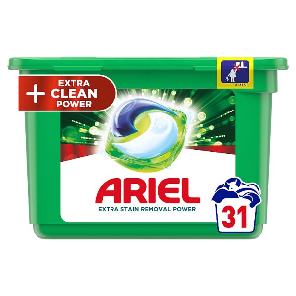 Ariel Allin1 Pods +EXTRA CLEAN Kapsułki do prania, 31 prań