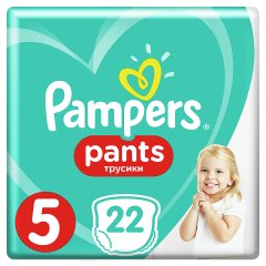 Pampers Pants, Rozmiar 5, 22 Pieluchomajtki