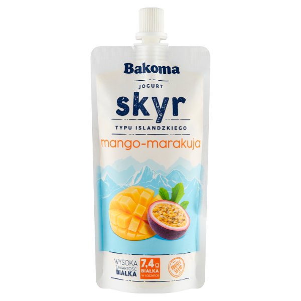 Bakoma Jogurt skyr typu islandzkiego mango-marakuja 120 g