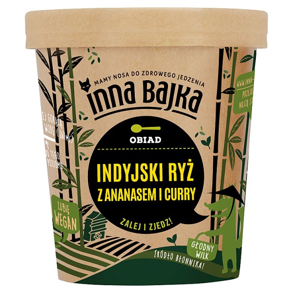 Inna Bajka Obiad Indyjski ryż z ananasem i curry 55 g