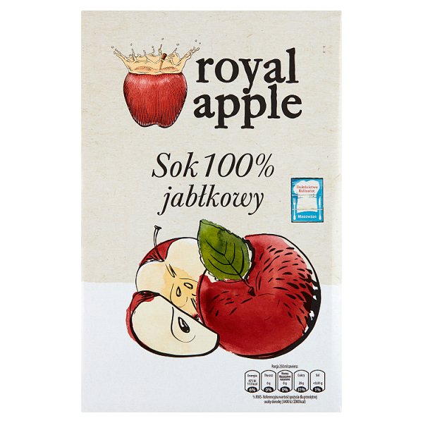 Royal apple Sok 100 % jabłkowy 3 l