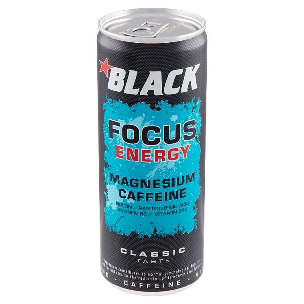 Black Energy Focus Gazowany napój energetyzujący 250 ml