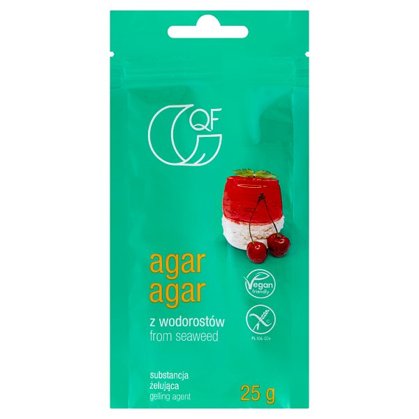 QF Substancja żelująca agar agar z wodorostów 25 g