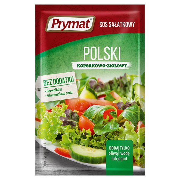 Prymat Sos sałatkowy polski koperkowo-ziołowy 9 g