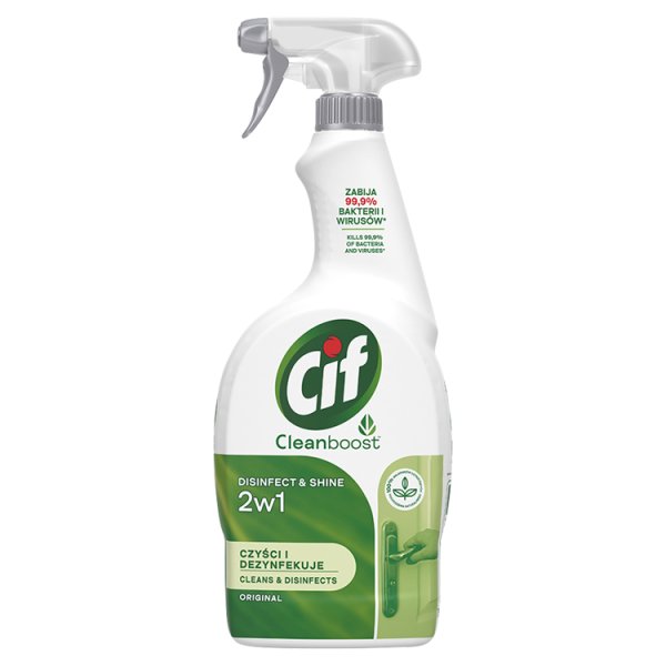Cif Disinfect &amp; Shine Original Uniwersalny spray dezynfekujący 750 ml