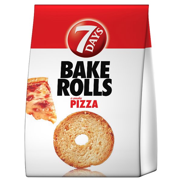 7 Days Bake Rolls Chrupki chlebowe o smaku pizzy 160 g