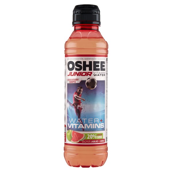 Oshee Junior Napój niegazowany soczyste jabłko + arbuz 555 ml