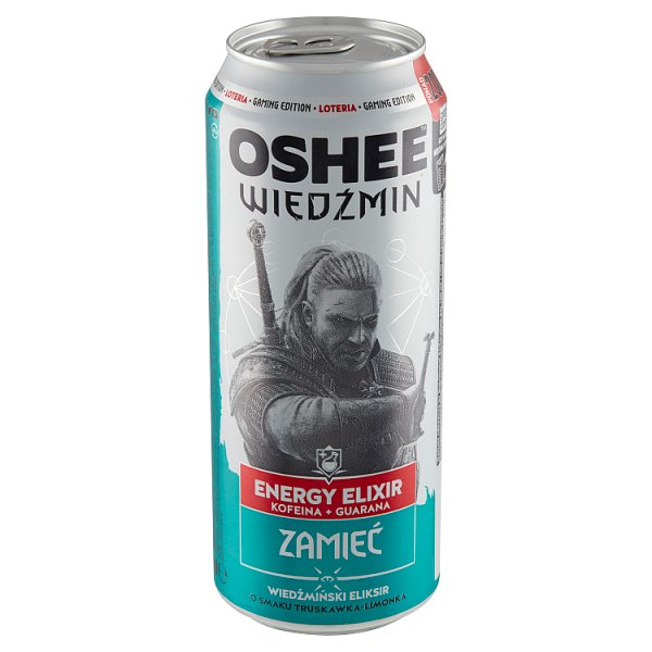 Oshee Wiedźmin Energy Elixir Zamieć Wiedźmiński eliksir o smaku truskawka-limonka 500 ml