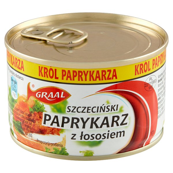 Graal Paprykarz szczeciński z łososiem 165 g