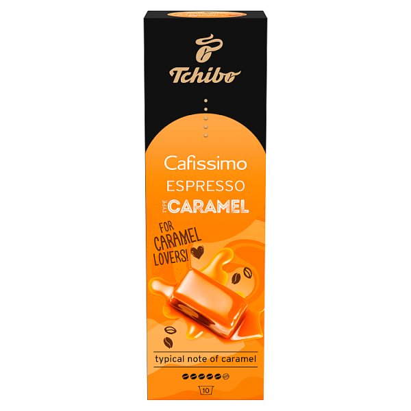 Tchibo Cafissimo Espresso Caramel Kawa palona mielona w kapsułkach 75 g (10 x 7,5 g)
