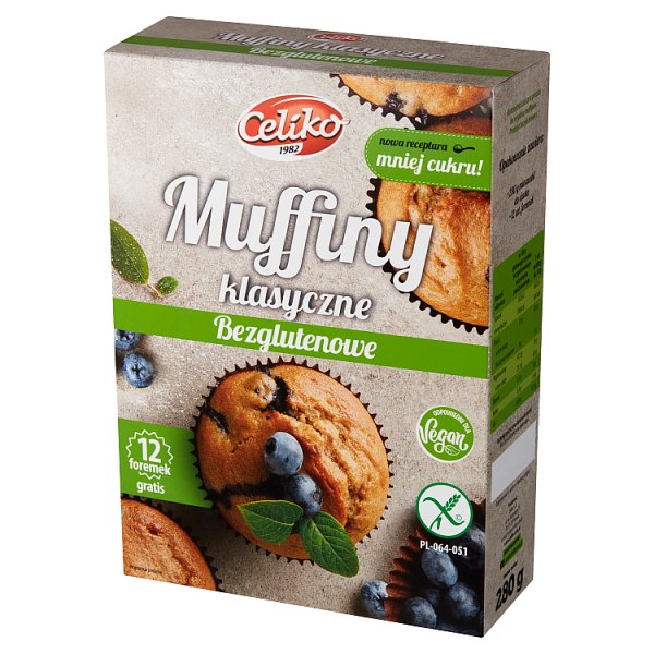 Celiko Muffiny klasyczne bezglutenowe 280 g