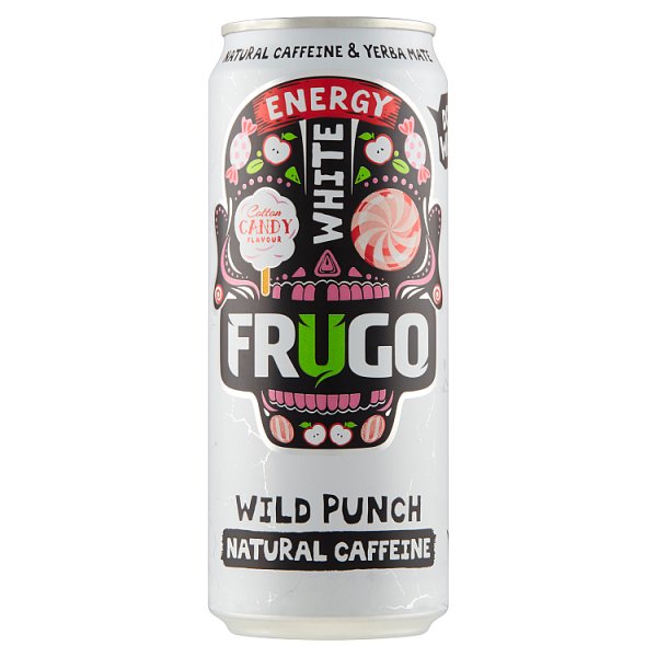 Frugo Wild Punch White Energy Gazowany napój energetyzujący 330 ml