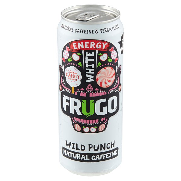 Frugo Wild Punch White Energy Gazowany napój energetyzujący 330 ml