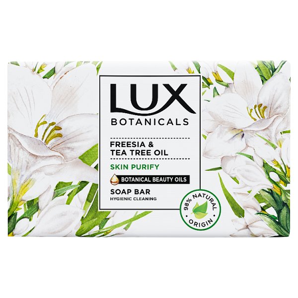 Lux Botanicals Freesia &amp; Tea Tree Oil Mydło w kostce 90 g