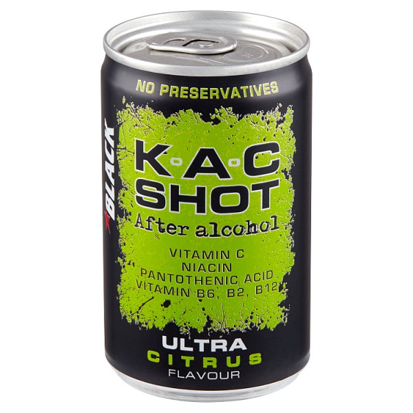 Kac Shot Ultra Citrus Gazowany napój energetyzujący 150 ml