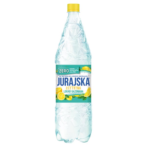Jurajska Napój lekko gazowany smak cytryna 1,5 l