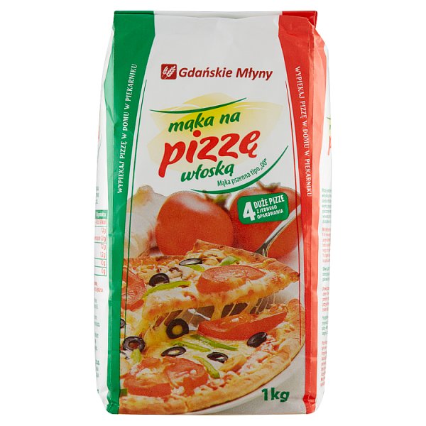 Gdańskie Młyny Mąka pszenna na pizzę włoską tipo 00 1 kg