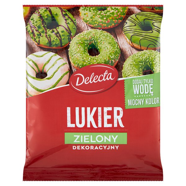 Delecta Lukier dekoracyjny zielony 80 g