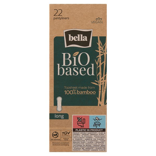 Bella Bio Based Long Wkładki higieniczne 22 sztuk