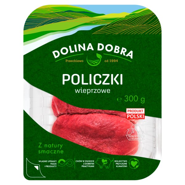 Dolina Dobra Policzki wieprzowe 300 g