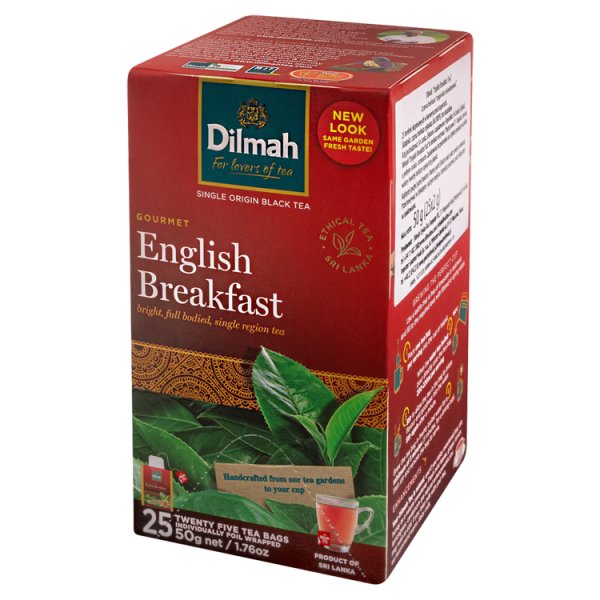 Dilmah English Breakfast Czarna herbata 50 g (25 x 2 g)