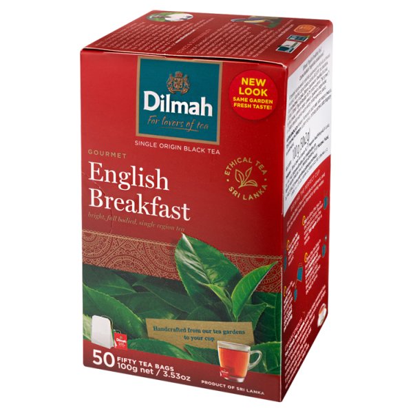 Dilmah English Breakfast Czarna herbata 100 g (50 x 2 g)
