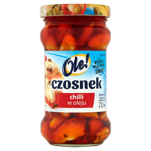 Ole! Czosnek chilli w oleju 190 g