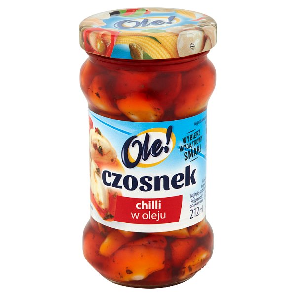 Ole! Czosnek chilli w oleju 190 g