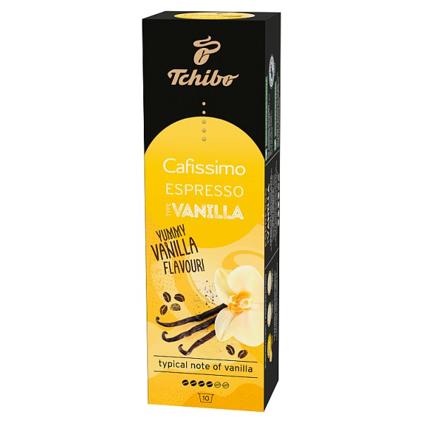 Tchibo Cafissimo Espresso Vanilla Kawa palona mielona w kapsułkach 70 g (10 x 7 g)