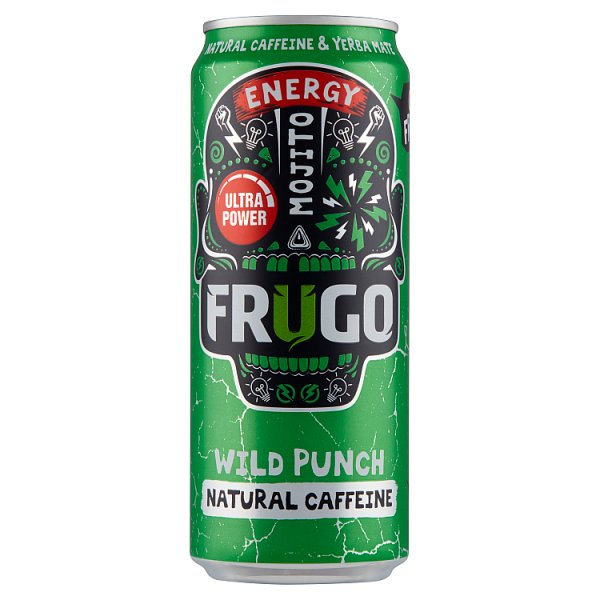 Frugo Wild Punch Mojito Energy Gazowany napój energetyzujący 330 ml
