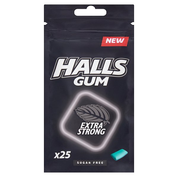 Halls Gum Guma do żucia bez cukru o smaku eukaliptusowym 36,5 g (25 sztuk)