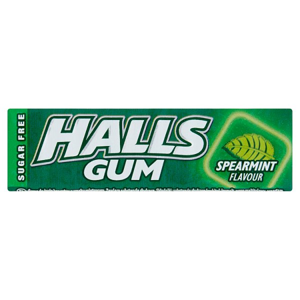Halls Gum Guma do żucia bez cukru o smaku miętowym 14 g
