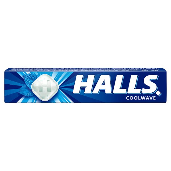 Halls Coolwave Cukierki o smaku mentolowo-eukaliptusowym 33,5 g