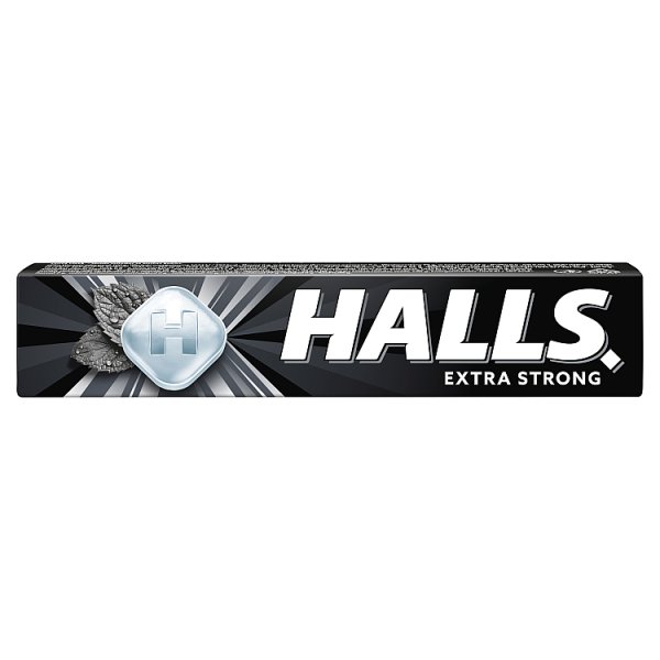 Halls Extra Strong Cukierki o smaku mentolowo-eukaliptusowym 33,5 g