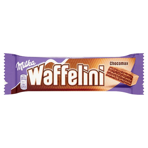 Milka Waffelini Chocomax Kakaowy wafelek z kremem kakaowym 31 g