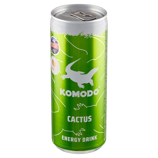 Komodo Gazowany napój energetyzujący o smaku kaktusa 250 ml
