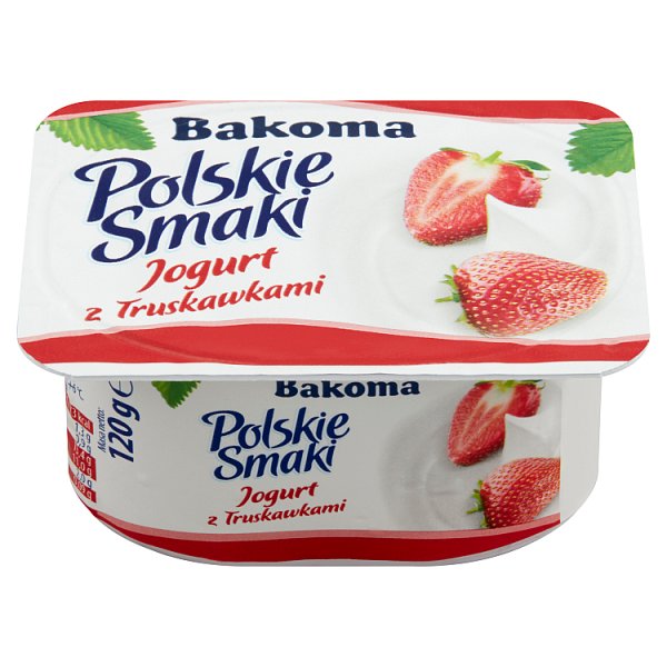 Bakoma Polskie Smaki Jogurt z truskawkami 120 g